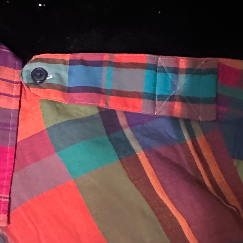 POLO RALPH LAUREN 

MADRAS LONG SLEEVE 
Colorful Plaid Button-Up Shirt - Picture 10 of 17